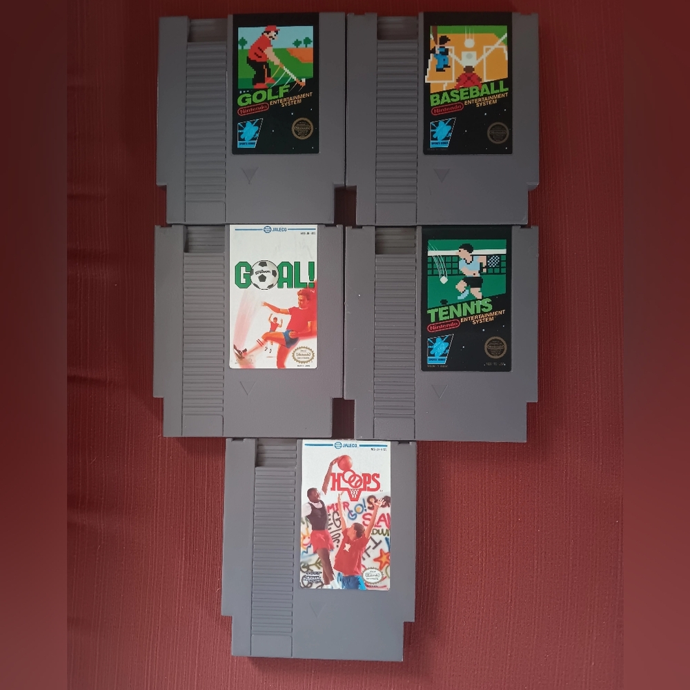 Lot of 5 Nintendo NES Games
